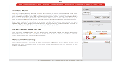 Desktop Screenshot of alumni.wlci.in