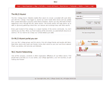 Tablet Screenshot of alumni.wlci.in